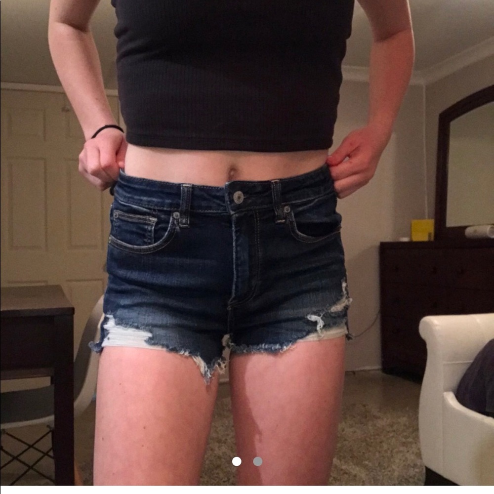American eagle ripped shorts